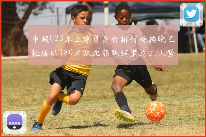 中超U23本土球员身价排行榜揭晓王钰栋以180万欧元领跑铜梁龙三人紧随其后